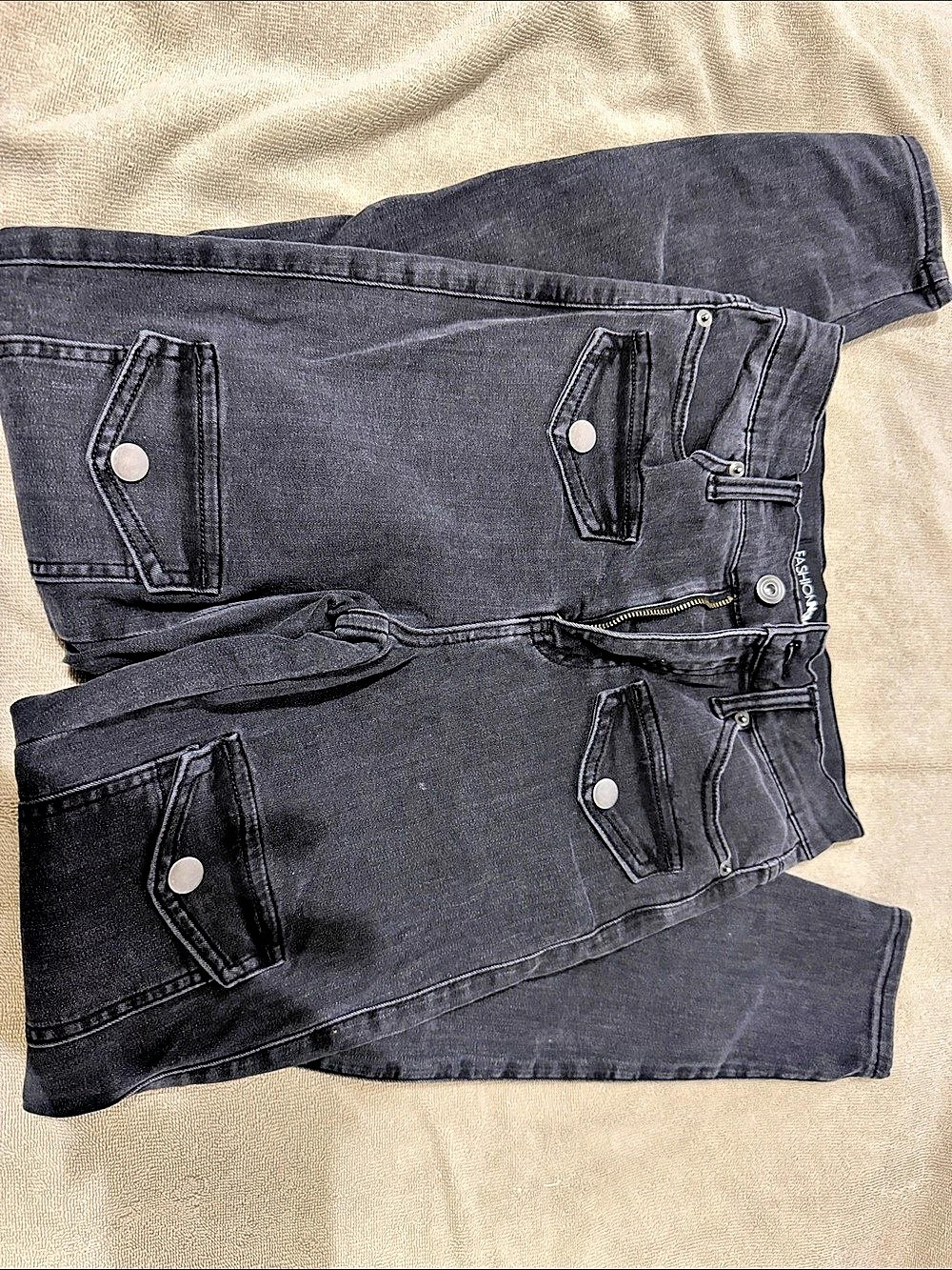 Fashion Nova Skinny Jeans Black Size 1